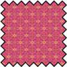 Dollhouse Miniature Silk Fabric: Gathering - Red